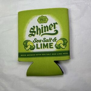 BEER Koozie Shiner SPOETZL Brewery Sea Salt & Lime Summer Lager TEXAS Since 1909